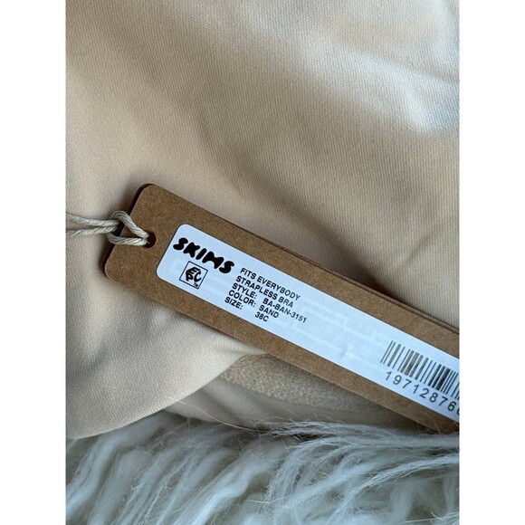 Skims Fits Everybody Strapless Bra Sand Size 38C - Picture 7 of 7